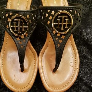 NWOT, TOMMY HILFIGER WEDGES